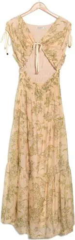 Anthropologie Mon Renn Wildflower Maxi Dress 