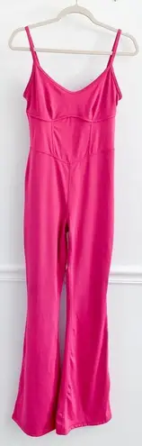 JoyLab Hot Pink Flare Athletic Jumpsuit