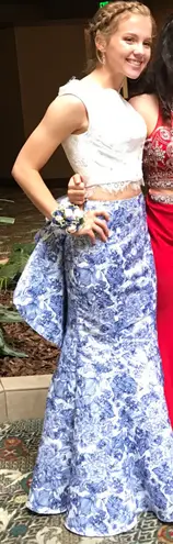 Dave and Johnny Two-piece Prom Dress