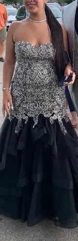 Aspeed strapless hand beaded gown