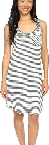 KAVU Lenora Black White Stripes Pocket Dress Women’s Small