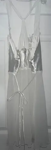 Linea Donatella White Sheer Chemise