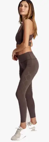 Varley Hughes Laser Cut High Rise Leggings in Braken Brown Women’s size Small