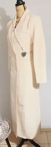 Double Breasted Blazer Coat NWOT Tan Size M