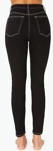 We Wore What Black The Danielle High Waisted Ankle Jeans Skinny Size 28