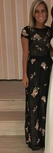 Miss Selfridge Lace And Floral Embellished Maxi Dress