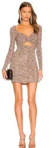 Michael Costello  x REVOLVE Kane Mini Dress in Dusty Pink