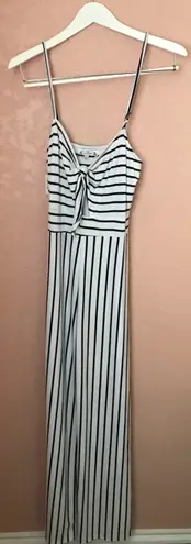 Poof New York NWT New Women's Medium Striped Jumpsuit