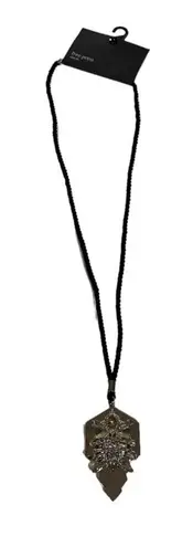 Free Press NWT Necklace Silver Tone Jeweled Arrow Pendant Fashion Jewelry