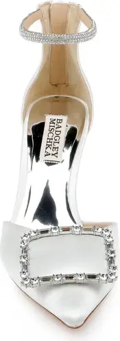 Badgley Mischka Collection Ulissa d'Orsay Pump, White, Size 10, NWT