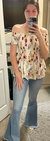 Bobbie & Brooks Off The Shoulder Blouse
