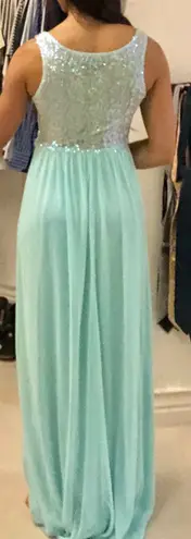 Jodi Kristopher Seafoam Formal Dress