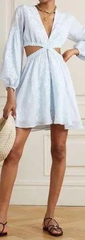 A.L.C. NEW NWT Irene Cutout Dress In Ice Water Blue