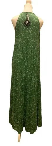 Faroro - Sleeveless Long Boho Halter Maxi Dress