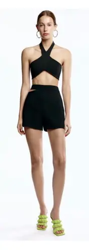 ZARA Cut Out Waist Shorts