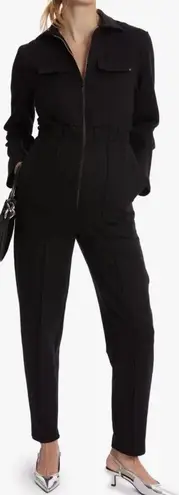 NEW Cache Coeur Pablo Long Sleeve Maternity Nursing Black Jumpsuit sz S