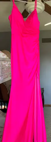 Fiesta Fashion Hot Pink Prom Dress