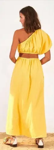 Farm Rio Yellow Open Waist Sundress