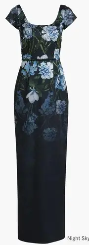 Sachin + Babi NWOT Grace Sequined Floral Column Gown Sz 8