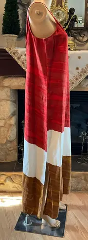 MSK Colorful Sleeveless Maxi Dress L Multiple Size L