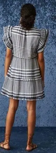 Marie Oliver Tiered Bay Organdy Check Dress