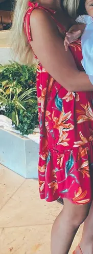 Peach Love Flower Dress