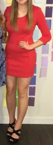 Mango Red Dress