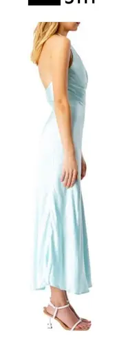 Bardot MINT Women's Asymmetric-Hem Satin Dress