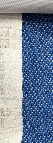 Vintage Jordana Petite Blazer Denim Silver Dots Abstract Art Oversized Western Blue Size undefined