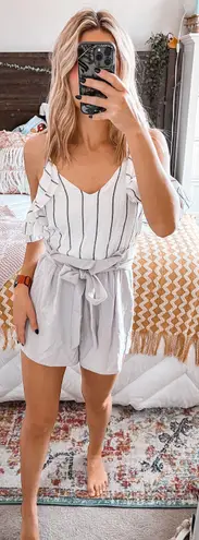 Boutique Striped Romper