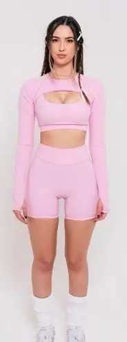 For The Peach Pink Work Out Top