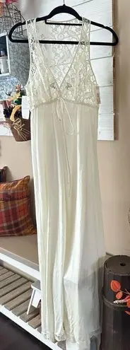 NWT deadstock 60s vintage Claire Sandra by Lucie Ann nylon lace pajama dress Size 34