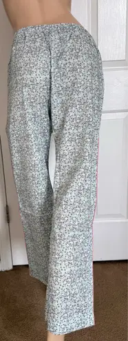 Derek Rose Vintage Pajama Pants M Floral Stripe Cotton Lounge Trousers New Rare