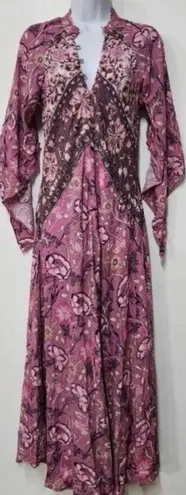 Jen's Pirate Booty Free People  Baroque Hyacinth Maxi, Size L, New $268 SOLD OUT