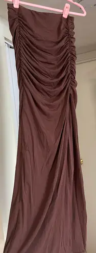 Klassy Network Brown Skirt