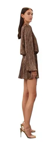 Ramy Brook Copper Metallic Vincy Dress Size Small Read Description