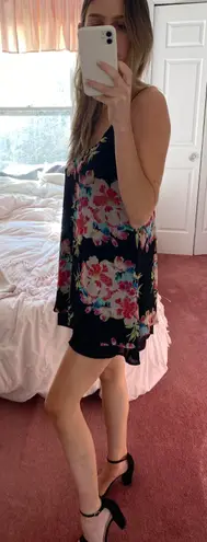 Lucy Love Black And Floral Sundress