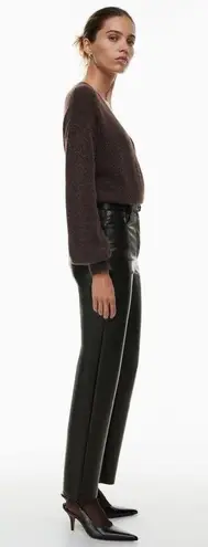 Wilfred NEW Aritzia  The Melina High-waisted Vegan Leather Pants Black