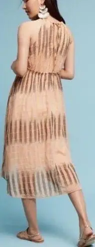 Akemi + Kin Anthropologie Ikat Halter Midi Dress Pink Size XS