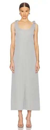 NWT SLEEPER Kylie Lurex Slip Dress in Silver Sz Medium $250