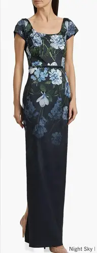 Sachin + Babi NWOT Grace Sequined Floral Column Gown Sz 8