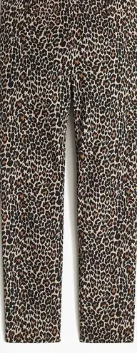 J.Crew  Leopard -print Winnie pant in stretch cotton capris  Size 10 H684 NWT