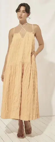 Mon Renn Zest Midi Dress in Papaya New with tag Orange