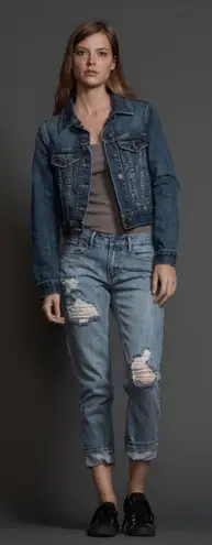 Denim Colab • #3A10 Byron Boyfriend jeans loose fit straight distressed faded - Image 1