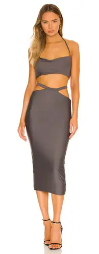 superdown  Leilani Midi Skirt Set‎ Grey Small - Image 1