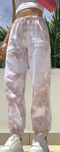 Nude tie dye joggers hotsell