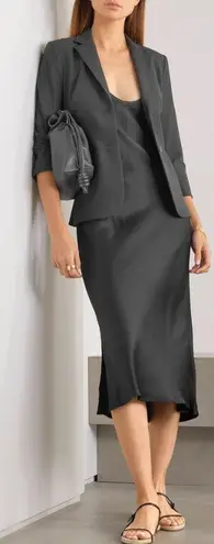 The Row Schoolboy Blazer Jacket Gray Size 12