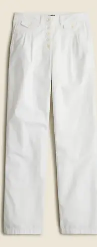 J.Crew  Pleated Button Front Pant‎ In Chino - Image 1