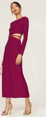 Monique Lhuillier ML
Purple Metallic Knit Dress