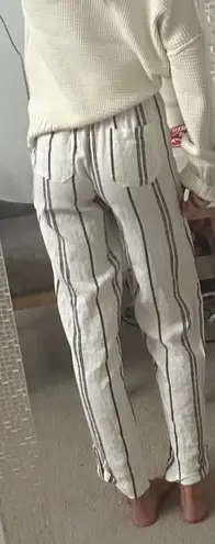 Sincerely Jules Wife Leg Stripped Lined Pants